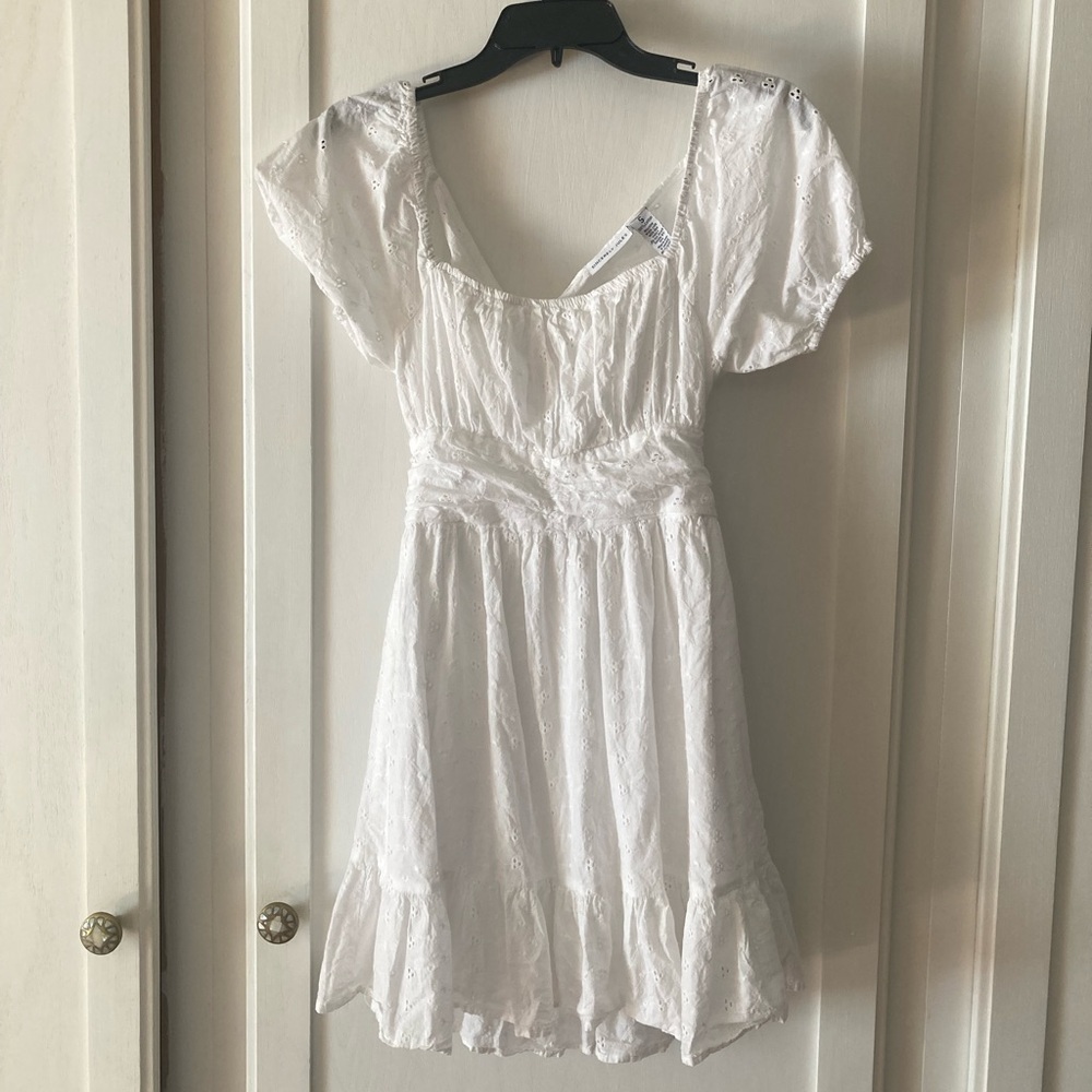 Sincerely Jules Open Back White Cotton Dress